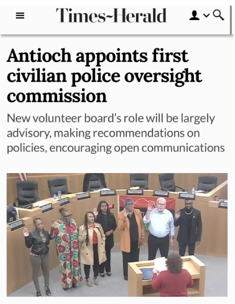 They appoints first civilian police oversight commission